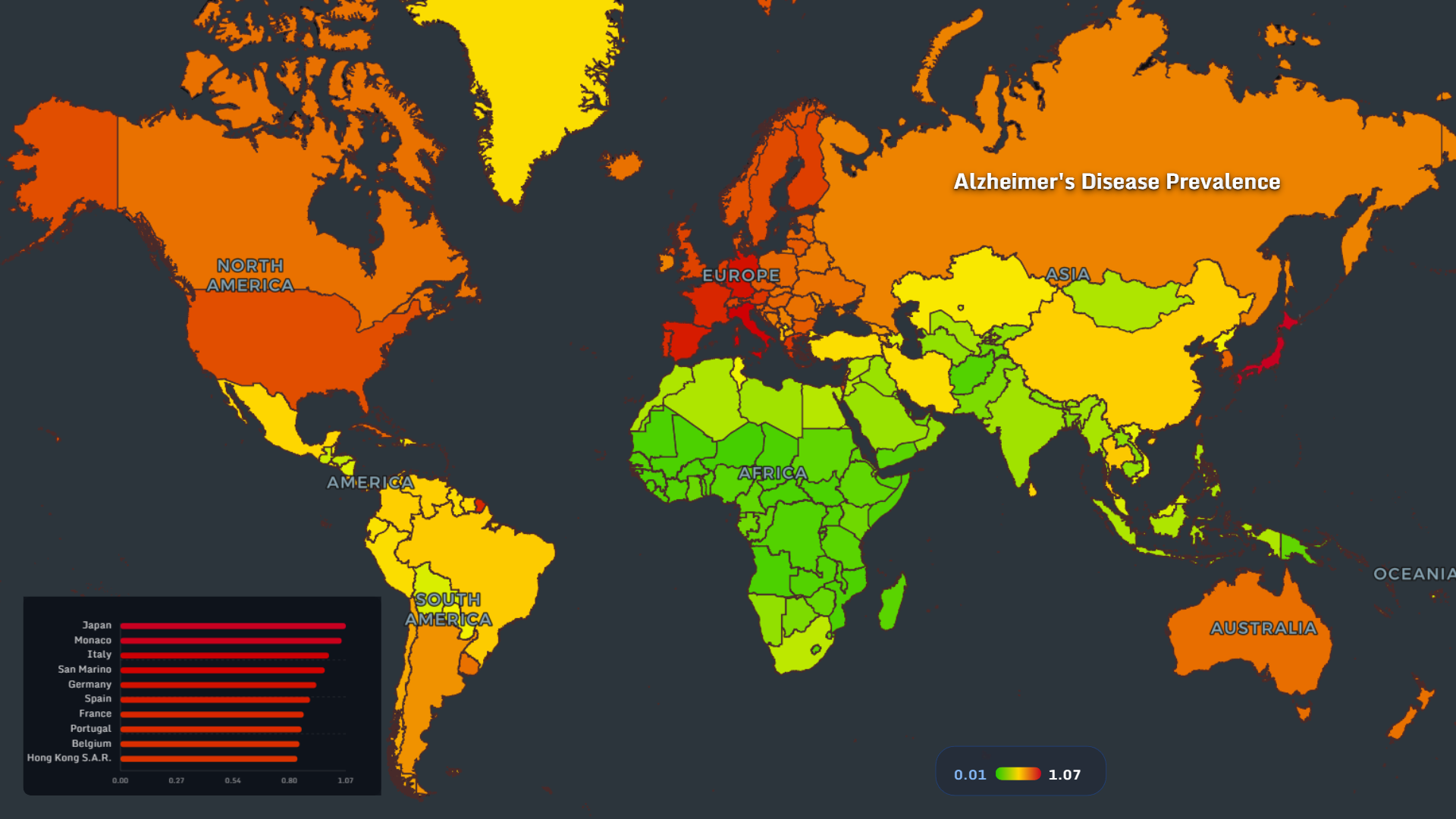 Alzheimer prevalence map 2026